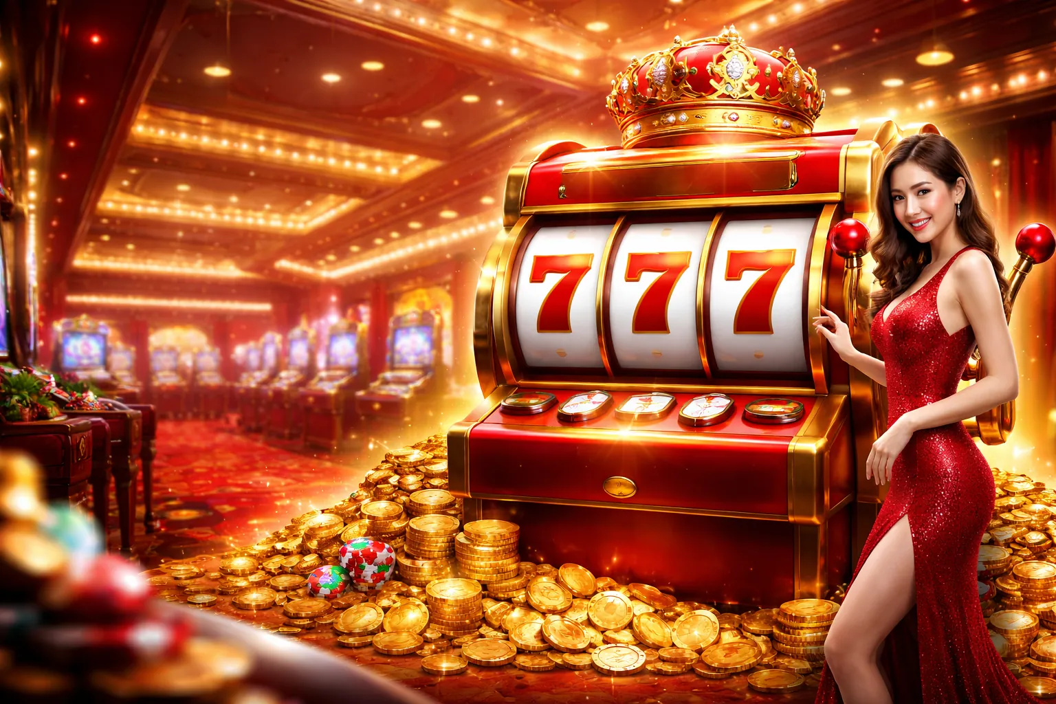 Trò chơi Slot banca29 casino, jackpot lớn, không khí sôi động